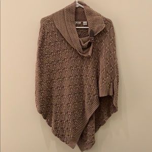Sweater poncho